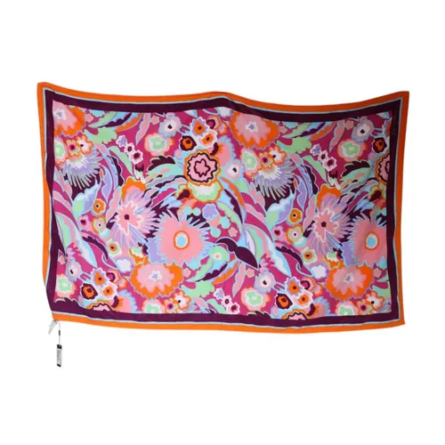 Floral Print Beach Towel - Dolce & Gabbana - Modalova