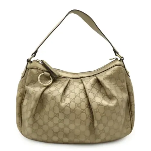 Pre-owned Leather Shoulder Bag - Gucci Vintage - Modalova