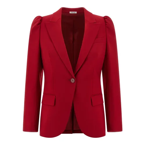 Single-Breasted Blazer - Alexander McQueen - Modalova