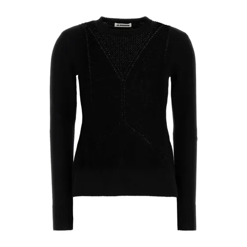 Black Wool Blend Sweater - Jil Sander - Modalova