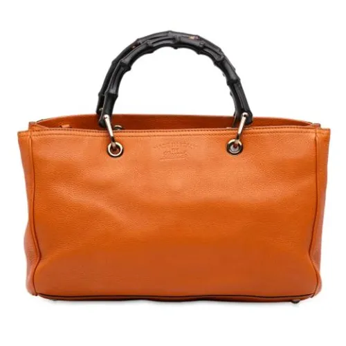 Pre-owned Leather Handbag - Gucci Vintage - Modalova