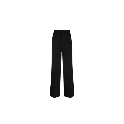 Elastane Casual Pants with Stretch Fabric - Blanca Vita - Modalova