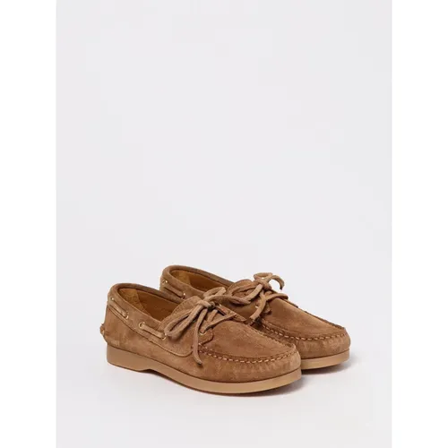 Suede Boat Shoes - Golden Goose - Modalova