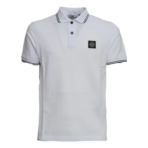 Polo de Algodón con Logo - Stone Island - Modalova
