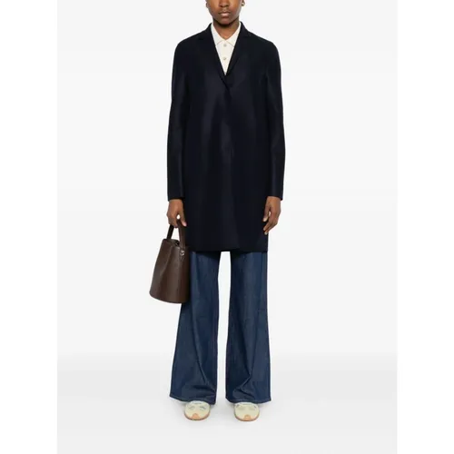 Single-Breasted Wool Coat - Harris Wharf London - Modalova