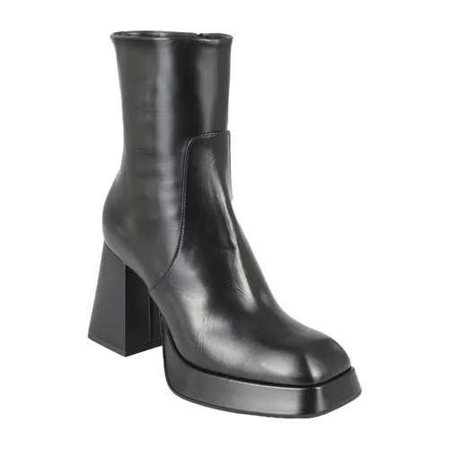 Elegant Nappa Leather Heels - Giampaolo Viozzi - Modalova