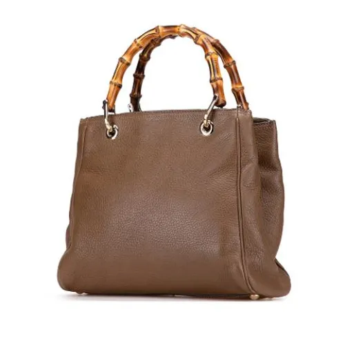 Pre-owned Leather Handbag - Gucci Vintage - Modalova