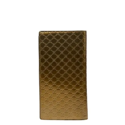 Pre-owned Cuoio wallets - Gucci Vintage - Modalova
