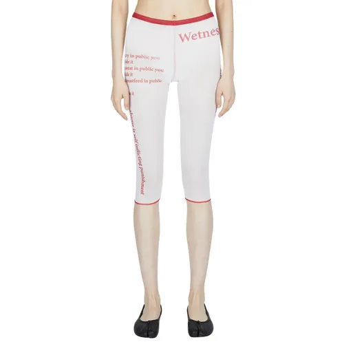 Mesh Script Biker Shorts - DI Petsa - Modalova
