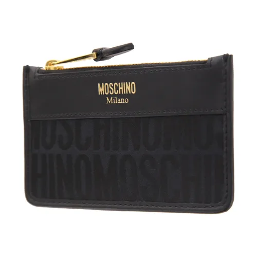 Logo Mini Wallet - Moschino - Modalova