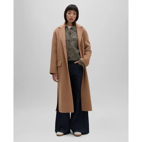 Double Wool Coat with Classic Lapels - Aspesi - Modalova