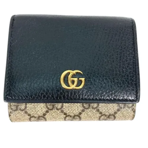 Pre-owned Leather wallets - Gucci Vintage - Modalova
