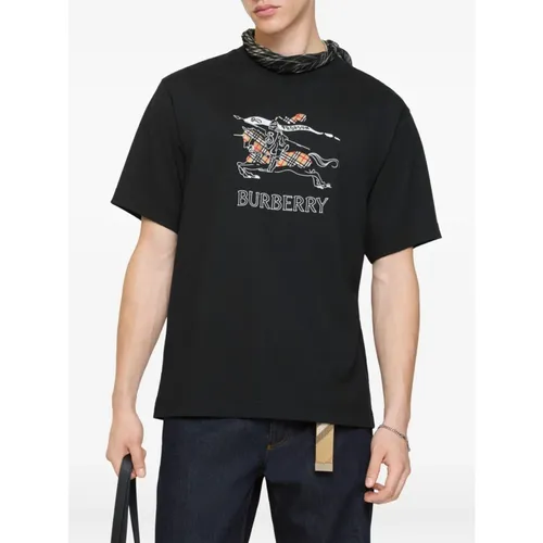 Logo Cotton T-shirt - Burberry - Modalova