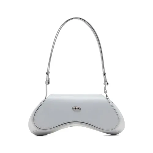 Grey Oval Logo Shoulder Bag - Diesel - Modalova
