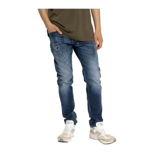 Rugged Blue Jeans with Pockets - Diesel - Modalova