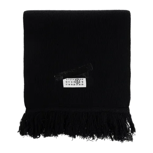 Scarf with logo - MM6 Maison Margiela - Modalova