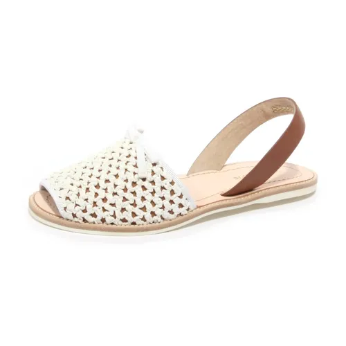 White raffia sandal shoe model Kdx79L - Car Shoe - Modalova