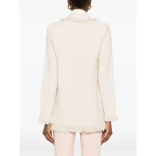 Elisabetta Franchi Jackets White - Elisabetta Franchi - Modalova