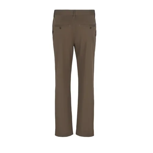 Brown Cotton Trousers - Armani Exchange - Modalova