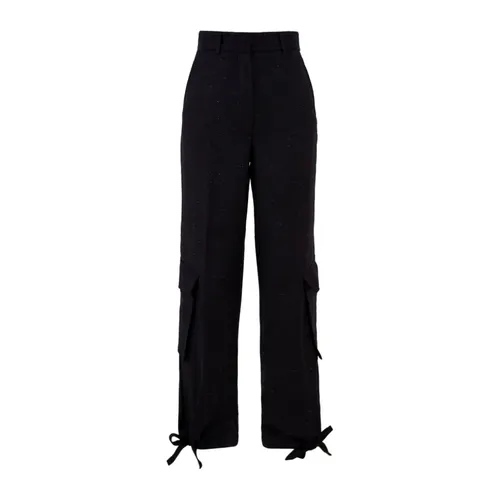 Blue Trousers with Native Pattern - Beatrice .b - Modalova