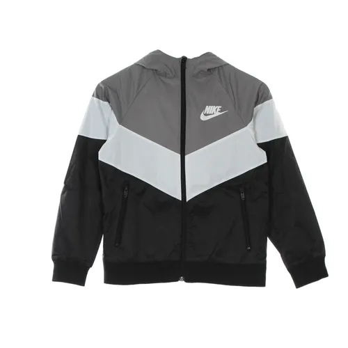 Hooded Windrunner Jacket Gunsmoke/White/Black - Nike - Modalova