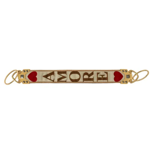 Amore Textile Leather Shoulder Strap - Dolce & Gabbana - Modalova