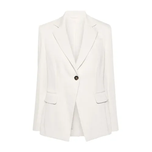 White Jacket for a Stylish Look - Brunello Cucinelli - Modalova