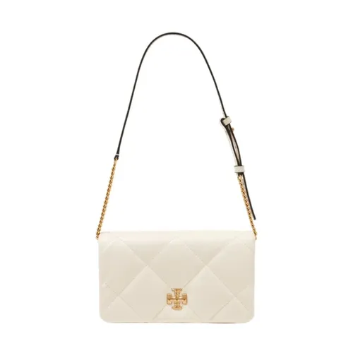 Kira Diamond Quilt Wallet On Chain - Tory Burch - Modalova