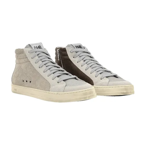 Laser-Cut Suede Sneakers - P448 - Modalova