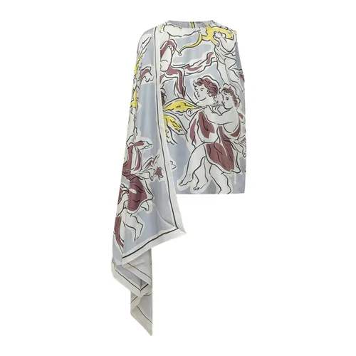Asymmetric Draped Top - Tory Burch - Modalova