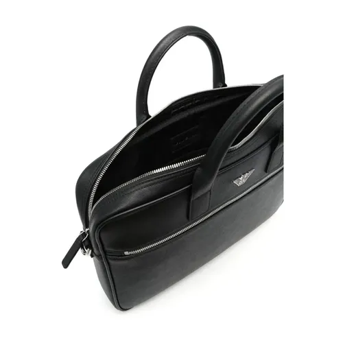 Stylish Briefcase for Professionals - Emporio Armani - Modalova