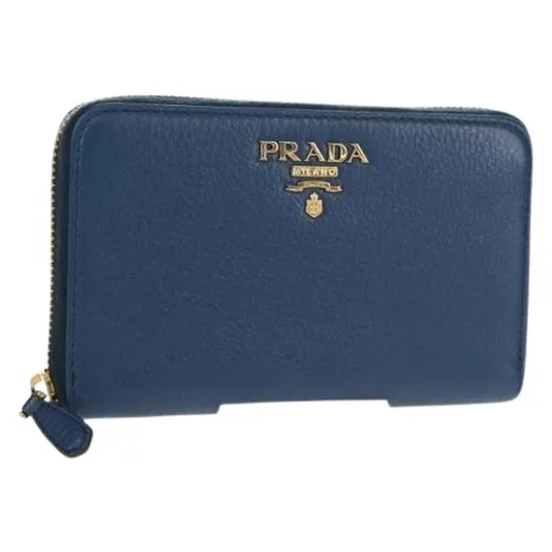 Pre-owned Leather Wallet - Prada Vintage - Modalova