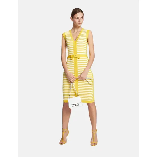 Striped Jacquard Dress with CH Initials - Carolina Herrera - Modalova