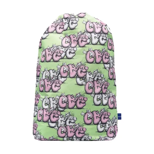 Graphic Print Drawstring Backpack - Comme des Garçons - Modalova