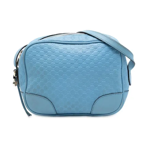 Pre-owned Leather Camera Bag - Gucci Vintage - Modalova