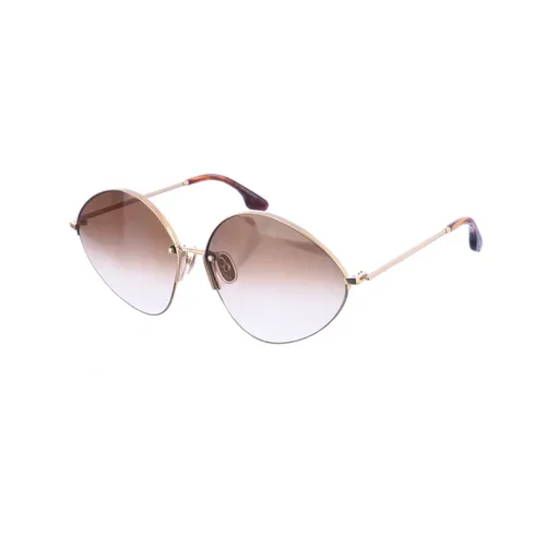 Metal Frame Rectangular Sunglasses Grey - Victoria Beckham - Modalova