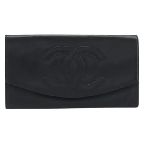 Pre-owned Leather Wallet - Chanel Vintage - Modalova