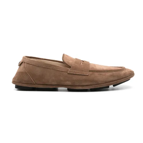 Suede Loafers - Dolce & Gabbana - Modalova