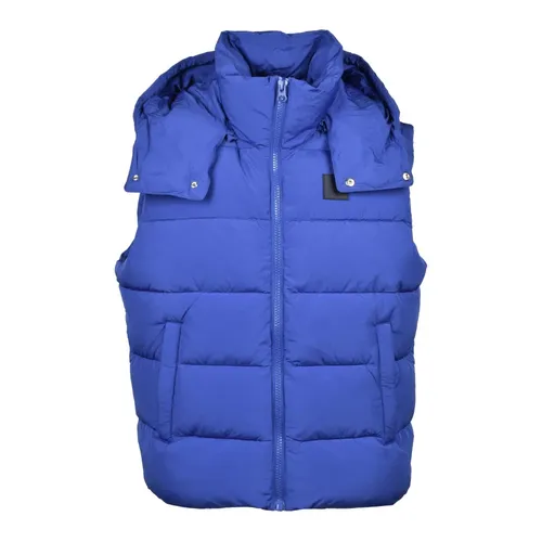 Padded Sleeveless Jacket with Zipper - Diesel - Modalova