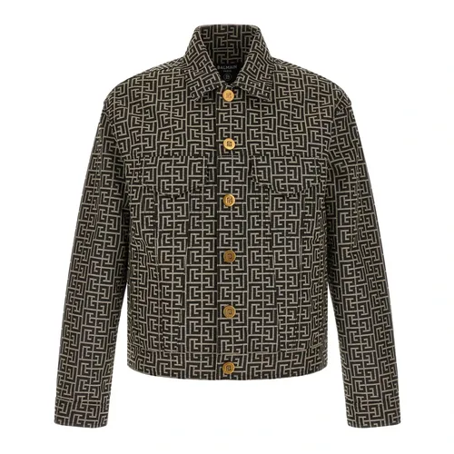 Monogram Jacquard Jacket - Balmain - Modalova