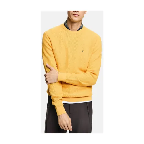 Yellow Cotton Knit Sweater Structure - Carolina Herrera - Modalova