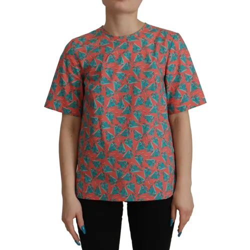Blusa de Manga Corta - Dolce & Gabbana - Modalova