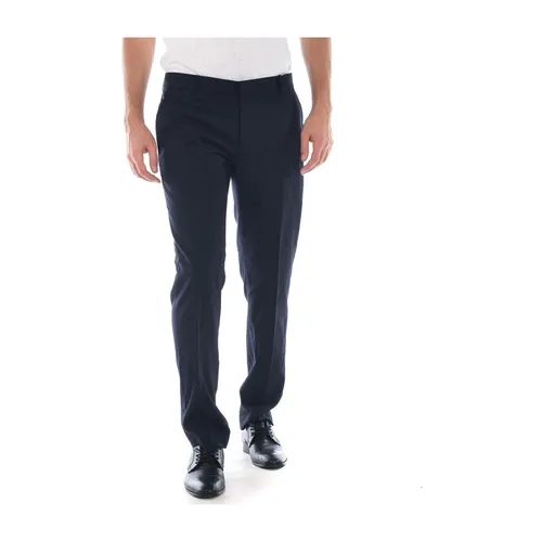 Super Street Dark Blue Pants - Daniele Alessandrini - Modalova