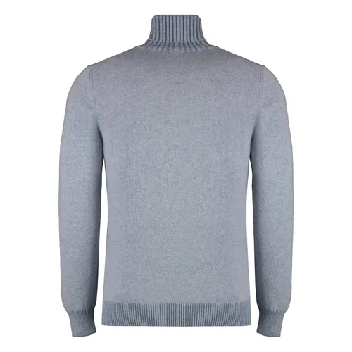 Luxury Cashmere Turtleneck Sweater - Malo - Modalova