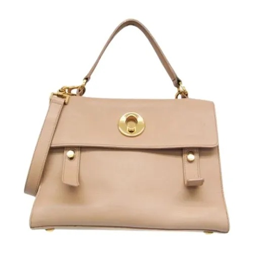 Pre-owned Vintage Leather Handbag - Saint Laurent Vintage - Modalova
