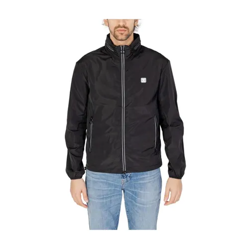 Versatile Black Polyester Packable Jacket - Armani Exchange - Modalova