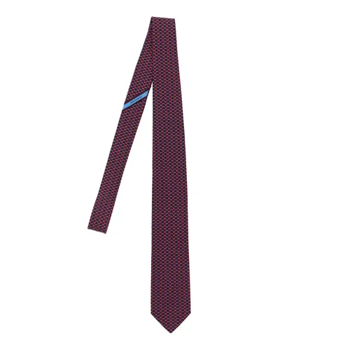 Gancini Jacquard Tie - Ferragamo - Modalova