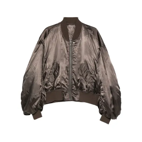 Oversized Bomber Jacket - Rick Owens - Modalova