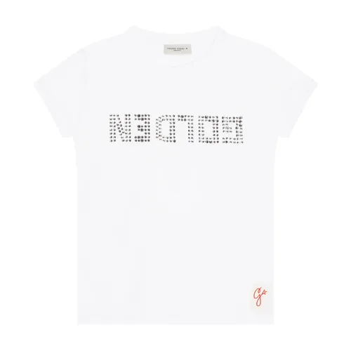 Rhinestone Embellished T-Shirt - Golden Goose - Modalova