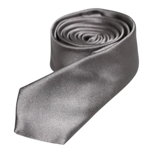 Metallic Silk Adjustable Necktie - Dolce & Gabbana - Modalova